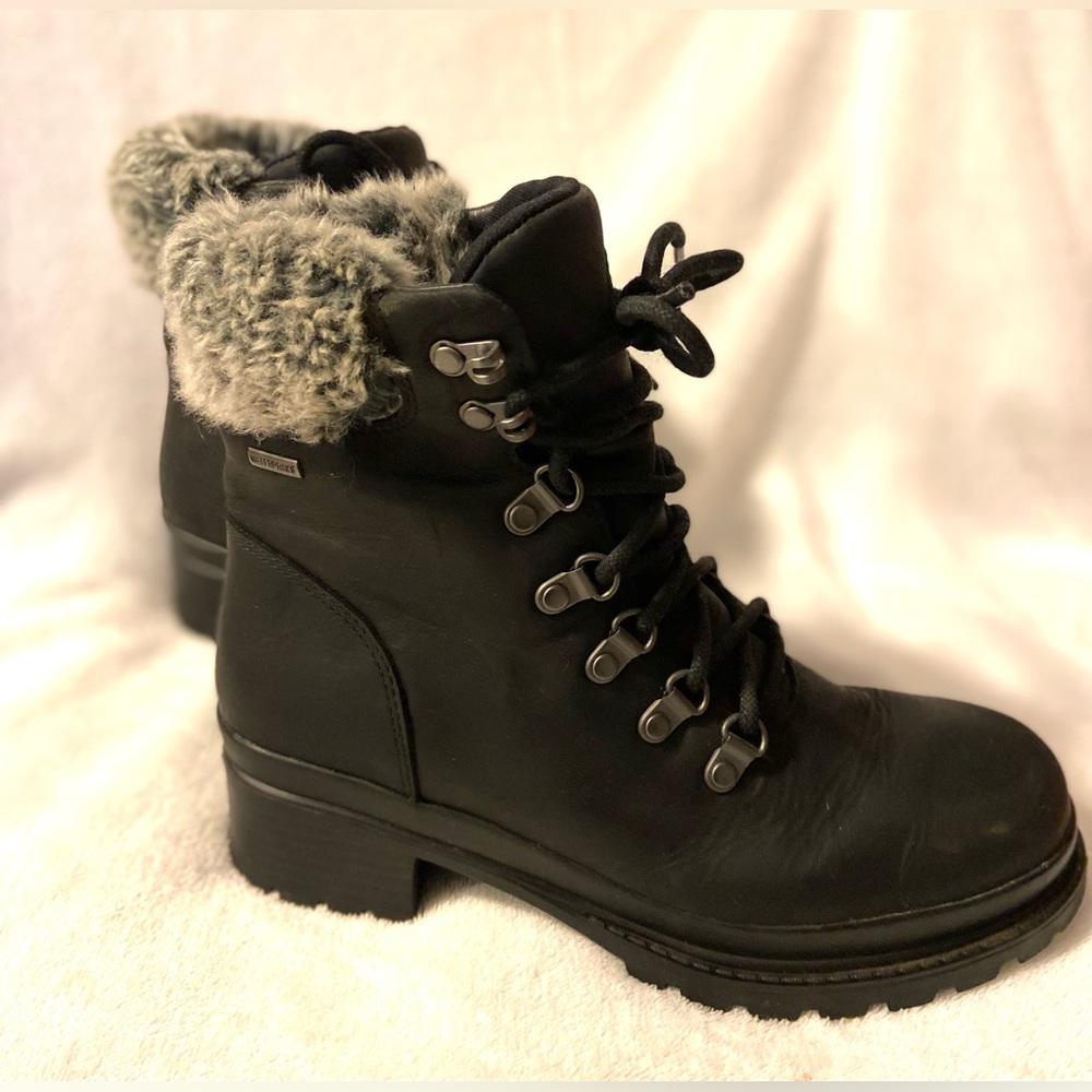 Muck waterproof leather snow boots